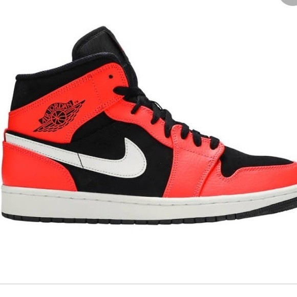 Nike Shoes - women ^ Jordan 1 Retro Mid 'Infrared 23'